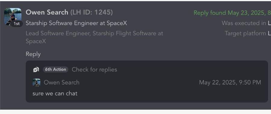 Reply: sure we can chat