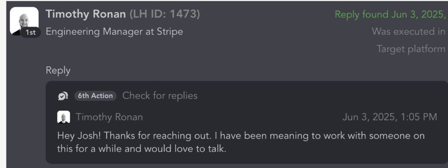 Reply: I have been meaning to work with someone on this for a while and would love to talk
