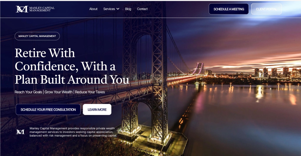 Advisor website: Retire with confidence, with a plan built around you